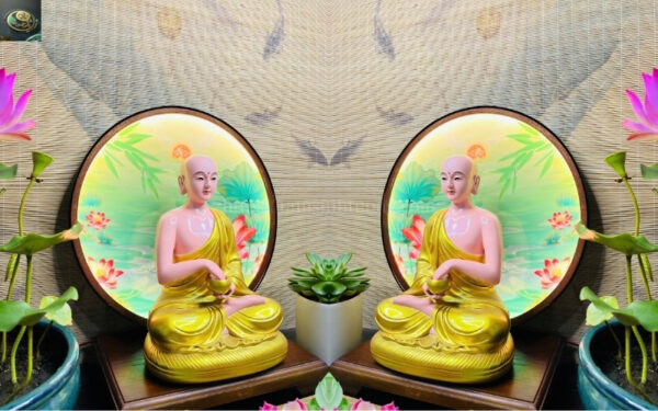 Thánh Tăng Sivali Sơn Vàng Kim Cao Cấp 30cm