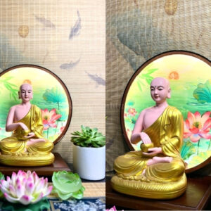 Thánh Tăng Sivali Sơn Vàng Kim Cao Cấp 30cm