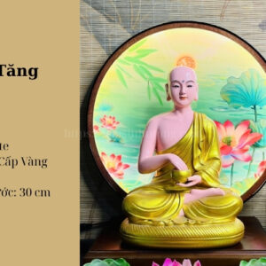 Thánh Tăng Sivali Sơn Vàng Kim Cao Cấp 30cm