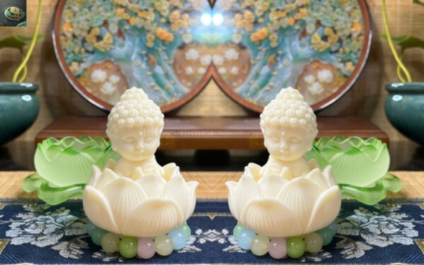 Tượng Bổn Sư Chibi 10cm – Tâm An, Cuộc Sống Bình Yên
