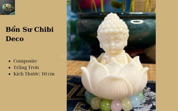 Tượng Bổn Sư Chibi 10cm – Tâm An, Cuộc Sống Bình Yên
