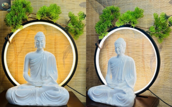 Tượng Bổn Sư Thích Ca Mâu Ni Phật Chất Liệu Composite 25cm