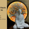 Tượng Bổn Sư Thích Ca Mâu Ni Phật Trắng Trơn 20cm
